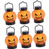 PRETYZOOM 6 Pezzi jack-o-lantern di halloween luci esterne di halloween paralume cinese candele led halloween led halloween arredamento lampada a a LED portato