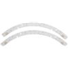 SOESFOUFU Kit di ricambio per luci del ventilatore a soffitto (2 set): striscia LED luminosa a 3 tonalità con parte magnetica e cavo per lampada del ventilatore a soffitto.