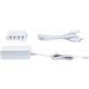 Paulmann 99948 Lampada per mobili Clever Connect Driver 12 DC incl. distributore 8x max. 36 Watt trasformatore bianco plastica alimentatore