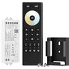 BTF-LIGHTING CH21W Controllore LED Smart Tuya WiFi Alta Frequenza 2,4 GHz 2in1 con Telecomando RC02RFB per Striscia LED FCOB SMD PWM 3 pin CCT Controllo Gruppo 4 Zone Compatibile con Alexa Google Home