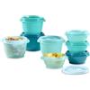 Tupperware Heritage Collection, nuovo set di 16 contenitori per alimenti in verde vintage, lavabili in lavastoviglie e senza BPA (8 contenitori, 8 coperchi)