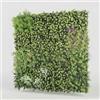 BLAINE - Giardino Verticale Artificiale Jambi 100x100 cm per la Decorazione di Terrazze e Saloni con Foglie Realistiche di Alta Densità che Non Necessitano Manutenzione