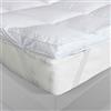 Generico Topper 7 cm - Coprimaterasso Trapuntato e Soffice, 100% Anallergico e Traspirante, corregge i difetti del materasso (MATRIMONIALE 170X200X7 CM, BIANCO)