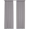 domus&trend - Tenda da arredo per Interni Ignifughe Filtranti, Tende a Pannello 140x300 cm, Per Casa Binario o Bastone, Tende a Pannello Moderne, 100% Made in Italy (Grigio_Attacco per bastone)