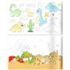 Penitue 2pz Rotoli di Carta da Colorare, 300x30cm Rotolo di Carta da Colorare Artistica con Motivi Multipli per Bambini Piccoli e Giovani Artisti Attività Disegno Fai Da Te (Tema Dinosauri e Parco)