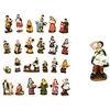 LIBERAONLINE 24 PZ statuine pastorelli Alta qualità 7CM Personaggi PRESEPE PASTORI #PIN17