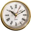 ZAYIUKI Movimento Artigianale Orologio (Diametro 65 mm) Orologio Rotondo con Inserto sulla Testa Eleganti Disegni con Numeri Romani per Decorazioni domestiche