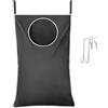 Lifewit Cesto Portabiancheria da Porta, Grande Cesto Pieghevole da Appendere, Sacco per Bucato Sospeso per Bagno e Camera da Letto, Organizer per Vestiti Sporchi, Grigio Scuro