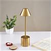 Maimeili Lampada da Tavolo a LED Senza Fili con Tocco Ricaricabile Batteria Portatile Regolabile di Luminosità Design Minimalista per Ristorante Cena da Coppia Camera da Letto Patio Area Esterna Picnic