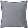 Morbidissimi - Set 2 Fodere Copricuscino Arredo Danae in Velluto 45x45 cm Grigio, Cuscini Decorativi con Cerniera Nascosta, Tinta Unita per Divano Letto Poltrona, Senza Imbottitura AC212