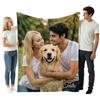 Cimpress Coperta Personalizzata, Coperte Personalizzate con Foto in Sherpa Morbido, Lavabile Macchina, Idea Regalo per Natale, Famiglia, Compleanno, Anniversario (127x152 cm, Verticale)