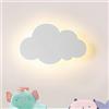 GUANSHAN Lampada da parete a LED per cameretta dei bambini, lampada da comodino, luce notturna, illuminazione da parete, lampada da parete decorativa per camera da letto, soggiorno, scale, 18 W, 3 luci