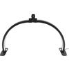 Cuisaincraty Lampada mezza luna 38w 4700lm 3000-6000k lampada unghie pieghevole con supporto telefonico 10 livelli luminosità 3 colori per manicure ciglia trucco lampada estetica professionale ra90 pieghevole