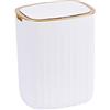 ELPHECO Pattumiera da 13,24 litri, impermeabile, con sensore di movimento, per camera da letto, con coperchio, capacità 3,5 litri di liquidi, automatico touchless, per bagno, soggiorno, ufficio,