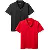 Amazon Essentials Polo Active Performance per bambini, confezione da 2, colore nero, 3T