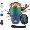 JAPORIA Bicchiere Termico 600ml 20oz, Borraccia Termica in Acciaio Inox, Tazza Termica con Doble Pared Reutilizable, sin BPA, Tazza da Viaggio per Caffe, Termos Caffè para Viajes, Oficina, Deporte, Escuela