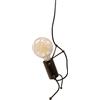 B·LED BARCELONA LED BARCELONA LED Lampada Sospesa Arrampicatore Doll E27 Nera
