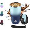 JAPORIA Tazza Termica 600ml 20oz, Borraccia Termica in Acciaio Inox, Bicchiere Termico con Doble Pared Reutilizable, sin BPA, Tazza da Viaggio per Caffe, Termos Caffè para Viajes, Oficina, Deporte, Escuela