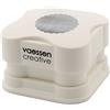 Vaessen Creative Perforatrice Magnetica con Motivo Cerchio Smerlato - Ø 3,5 cm - per Carta, Scrapbooking, Biglietti, Journaling e Progetti Creativi