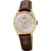 Festina Swiss Made Orologio Donna Analogico in Pelle Marrone
