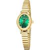 CIVO Orologio Donna Oro Ovale: Analogico Impermeabile Orologi Vintage Piccolo con Cinturino in Elastico Acciaio - Elegante Orologio da Donna per Regalo Compleanno
