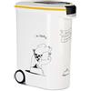Keter CURVER Conteneur a croquettes 54 L / 20 kg - Dinner pets - Blanc - 49,3 x 27,8 x 60,5 cm - Pour chien