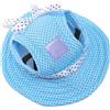 Mikiuly Cappelli per Cani, Cappello da Baseball con Visiera, Berretto da Baseball Regolabile con Fori per le Orecchie, Tessuto a Maglia, Blu