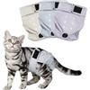 Paw Legend Pannolini per Gatti per Gatte che Spruzzano Lavabili Riutilizzabili Pannolini per Gattini per Incontinenza Felina Pannolini per Animali Domestici (Confezione da 3, X-Small)