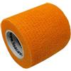 ONE SHOP di Bracalente Piero ONE SHOP Benda Coesiva Elastica Autoadesiva 5 Rotoli 5cm x 4,5m Fascia Sportiva Calcio Portieri Bendaggio Coesivo Caviglia Polso Articolazioni Uso Veterinario animali (N.10 ARANCIONE)