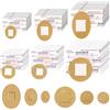 KEORHEZ 150 Pezzi Cerotti Rotondi Piccoli 6 Taglie Traspiranti Rotonde E Ovali Tessuto Flessibile Cerotti Piccoli per Piccole Ferite Cura Di Primo Soccorso