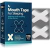 hephboard Mouth Tape for Sleeping, 120 Pezzi Cerotti Bocca per Dormire - Antirussamento per Respirare Meglio dal Naso, Migliora il Sonno e Favorisce la Respirazione Nasale