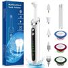 KSHOT Lucidante elettrico ricaricabile - con 5 testine sostituibili LED luce IPX6 impermeabile per la cura orale domestica