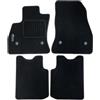 EMPOTEC Tappetini Auto in Moquette per Fiat 500L 2012-2017, Nero, Set 4 Pezzi con 4 Pin, Codice Equivalente Originale 71807284 con Logo 500L Ricamato Alta Qualità MADE IN ITALY