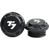 MIDNECMO Per Tenere 700 Tenere700 XTZ 700 T700 T7 Rally 2019-2025 2026 CNC Lega di Alluminio Foro del Telaio Moto Impermeabile Protezione Decorativa Tappo Accessori (Nero)