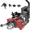 Xibao Antifurto Moto,Lucchetto per Manubrio Bici Regolabile,Lucchetto per Manubrio Moto,Blocco di Sicurezza per Freno Anteriore e Frizione,Compatibile con Motociclette,Moto Sportive,Scooter (Rosso)