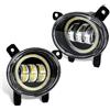 GOINTDJD Fendinebbia Gruppo Lampada Fendinebbia Per BMW F20 F21 F22 F23 F30 F31 F32 F33 F34 F36 Per LED Angel Eyes Lente Alogena Paraurti Anteriore Faro 12V(Angel Eyes White)