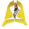 SYC27QP Moto Pedane Pedali Pedane poggiapiedi anteriori per moto, piastra pedali, tappetino antiscivolo per T-MAX 500 08-11 TMAX 2008-2011