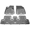 MTM Tappetini Gomma per Citroen C4 Picasso II / C4 SpaceTourer 5 posti 07.2013-11.2020 Design a Vaschetta, su Misura con Bordi Rialzati cod. 3D 5318