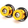HEROKIKJAWD Nottolini Cavalletto Per T-max 530 2013-2018 TMAX 500 2008-2011 Supporti Forcellone, Cursori, Viti Per Cavalletto, Accessori Per Moto CNC M6(Yellow)