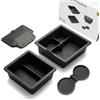 CYBERBEANS Set 4 Organizer Per Consolle Centrale Tesla Model 3 Highland 2024-2026 & Model y Juniper 2025-2026 (Premium/Performance) - Vano Magnetico Nascosto, Antiscivolo, Senza Attrezzi