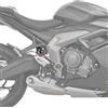BIUGERCN Moto Coppa Olio Copertura Posteriore Pompa Freno Serbatoio Coperchio Posteriore Pompa Fluido Freno Serbatoio Guard per trident 660 daytona 660 tiger sport 660 Street Triple