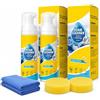 Jeeeun Foam Cleaner all Purpose, Deep Cleaning Foam Cleaner for Car Interior, Dashboard, Seats, Kitchen, Bathroom Tile And Home Surfaces (2pcs)