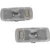 TAFASVCVMK Plafoniera Luce Lettura Auto Per Nissan Per Qashqai J10 J11 2008-2019 Per X-TRAIL 2010-2013 Per Teana Interni Luce Cupola Auto Lettura Con Interruttore(Left and Right)