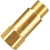 Generic Valvola antigelo in ottone Filettatura da 1/2 pollice for tubi esterni Impianti solari Caldaie a gas Protezione antigelo Apre a 1°C Chiude sopra 6°C Controllo della temperatura(Dn15 1-4℃)