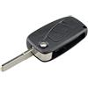 kuyuansu Custodia Chiave Auto per FIAT Punto Ducato Stilo Panda 3Pulsanti SIP22 Lama