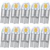Ruiandsion 10 lampadine LED T10 194 per interni auto, 24 V, bianco caldo, W5 W, per interni auto, luce del tetto, porta, targa, senza polarità