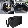JNNJ Organizer Auto, Organizer Auto E Suv Multi Scomparto Pieghevole, Organizzatore per Bagagliaio Multiscomparto Durevole, Grande Capacità