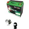 #LICA1 COMPATIBILE CON DUCATI Monster S4 (M400AA) 916 2001-2002 BATTERIA A LITIO SKYRICH BATTERIE PER MOTO SCOOTER SPECIFICA RICARICABILE 150X65X130-POS. SX 12V 60WH 300A
