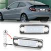 POPMOTORZ LED Luci Targa per Mercede-s Benz E-CLASS W211 4D E-CLASS W211 5D C-CLASS W203 5D CLS-CLASS C219 4D SLK-CLASS R171 2D, LED Luce Targa con Canbus Senza Errori 2835 SMD, 2 Pezzi