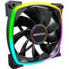 Montech Ventola 140x140 Montech RX140 PWM ARGB 1600rpm Nero